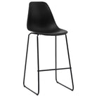 Eetkamerset met levering bevat modern zwart materiaal voor eigentijds interieur - Zwart - Eetkamersets