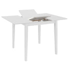 Eetkamerset van massief rubberwood met verlengbare tafel levering bevat - Eetkamersets
