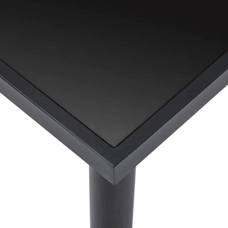 Eetkamersets met stijlvol zwart materiaal voor modern interieur - Eetkamersets