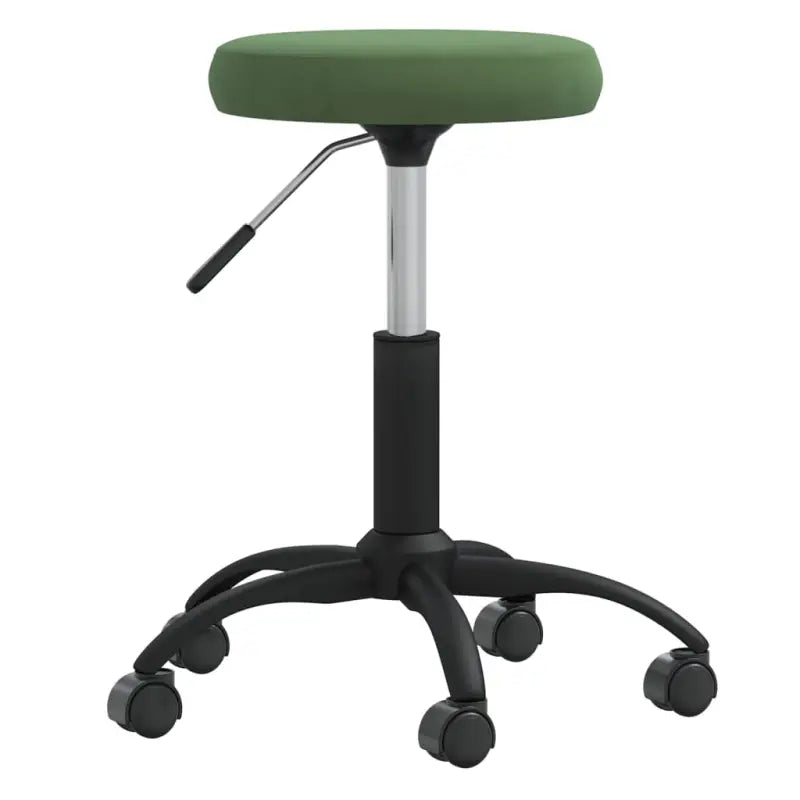 Eetkamerstoel met fluwelen bekleding en stevig stalen frame - Donkergroen / 1 - Eetkamerstoelen