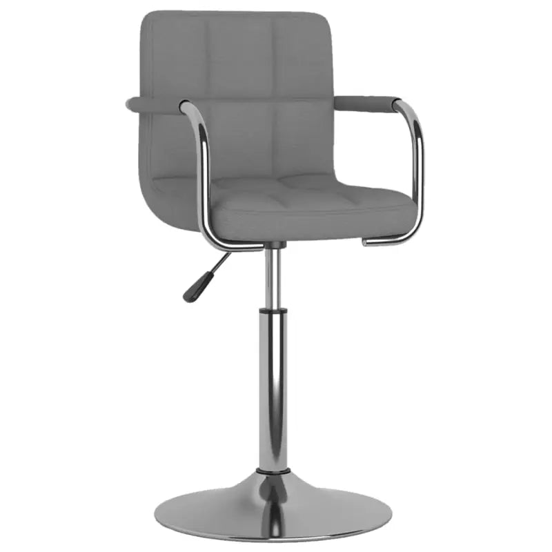 Eetkamerstoel met strak ontwerp en comfortabel bekleed zitting - Lichtgrijs / 1 - Eetkamerstoelen