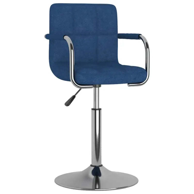 Eetkamerstoel met strak ontwerp en comfortabel bekleed zitting - Blauw / 1 - Eetkamerstoelen