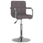 Eetkamerstoel met strak ontwerp en comfortabel bekleed zitting - Taupe / 1 - Eetkamerstoelen