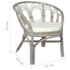 Eetkamerstoel van natuurlijk rattan voor comfort en duurzaamheid - Eetkamerstoelen