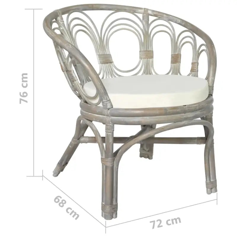 Eetkamerstoel van natuurlijk rattan voor comfort en duurzaamheid - Eetkamerstoelen