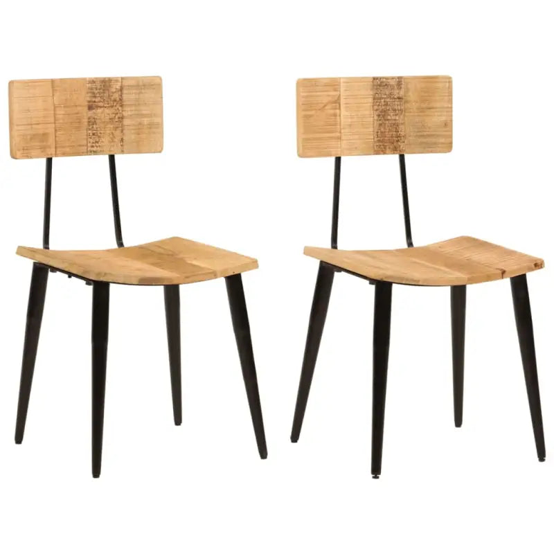 Eetkamerstoelen in antieke stijl van massief mangohout - 2 / massief mangohout - Eetkamerstoelen