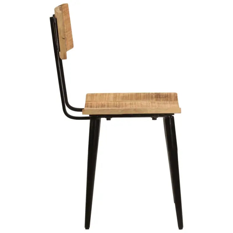 Eetkamerstoelen in antieke stijl van massief mangohout - Eetkamerstoelen