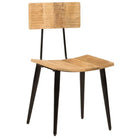 Eetkamerstoelen in antieke stijl van massief mangohout - Eetkamerstoelen