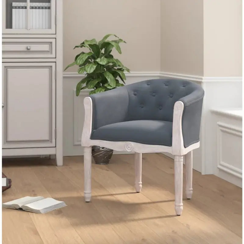 Eetkamerstoelen in Franse Stijl met elegant en duurzaam ontwerp - Donkergrijs / 1 - Eetkamerstoelen