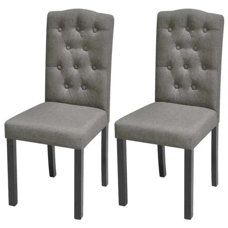 Eetkamerstoelen levering bevat comfortabel en elegant design - Grijs / 2 - Eetkamerstoelen