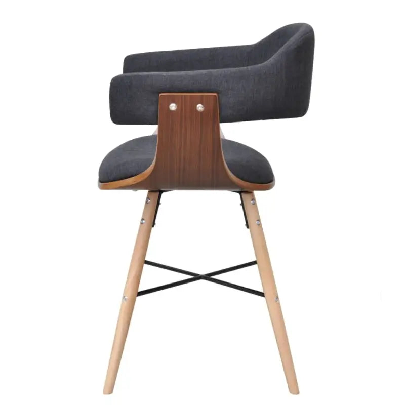Eetkamerstoelen met beuken poten en hoogte armleuning voor comfort - Eetkamerstoelen