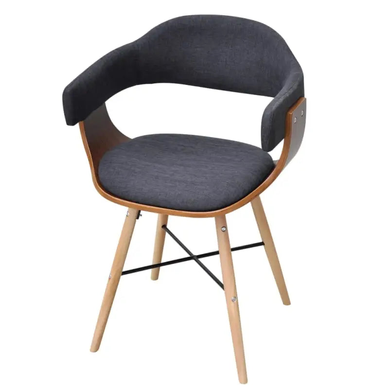Eetkamerstoelen met beuken poten en hoogte armleuning voor comfort - Eetkamerstoelen