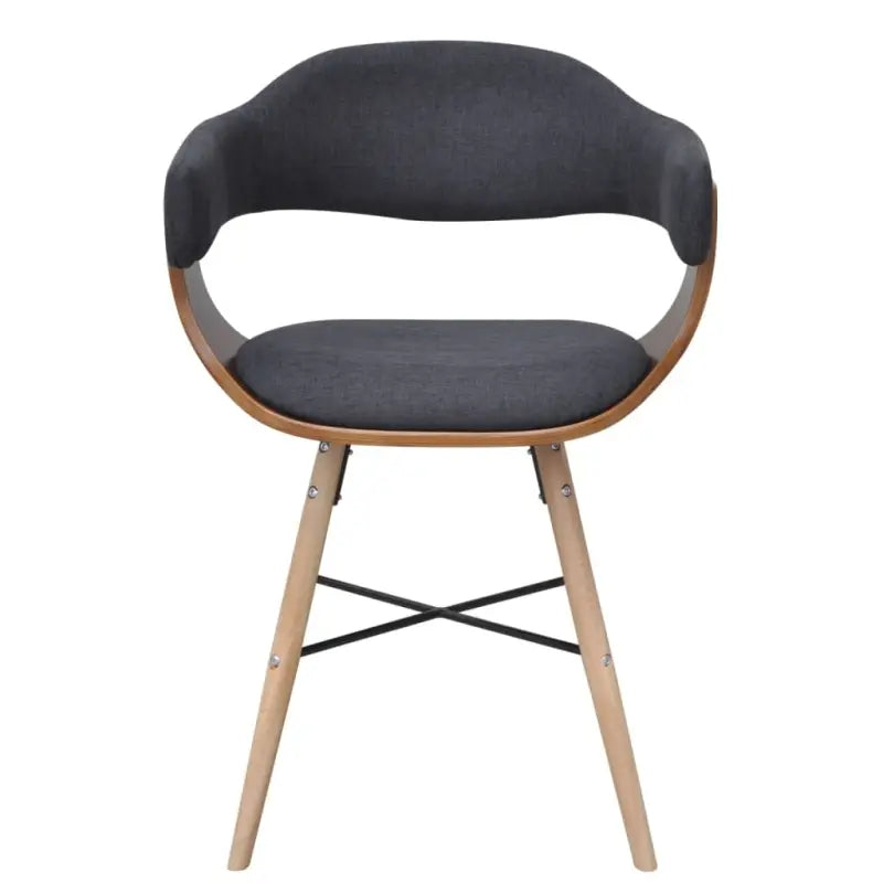 Eetkamerstoelen met beuken poten en hoogte armleuning voor comfort - Eetkamerstoelen