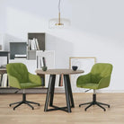 Eetkamerstoelen met comfortabele hoogte armleuning en zacht fluweel - Lichtgroen / 2 - Eetkamerstoelen