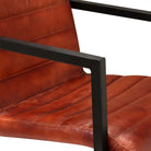 Eetkamerstoelen met echt leren zitting en stalen frame inclusief levering - Eetkamerstoelen