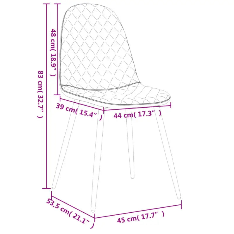 Eetkamerstoelen met een minimalistische en elegante uitstraling - Eetkamerstoelen