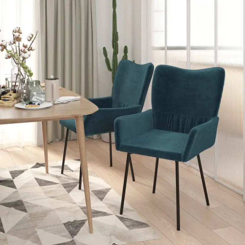 Eetkamerstoelen met elegant fluweel voor een stijlvolle uitstraling - Eetkamerstoelen