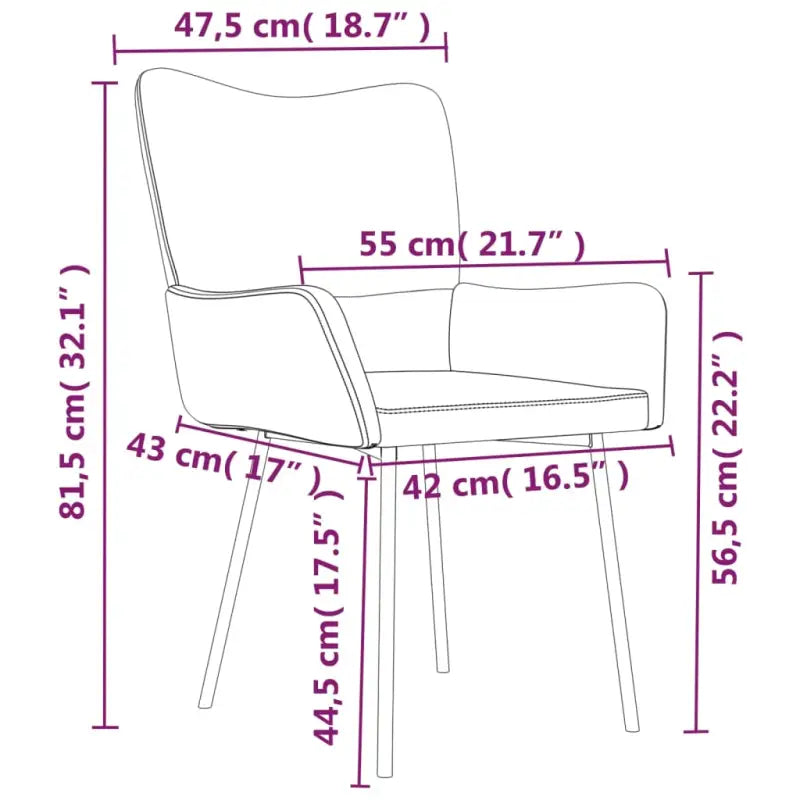 Eetkamerstoelen met elegant fluweel voor een stijlvolle uitstraling - Eetkamerstoelen