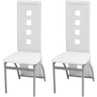 Eetkamerstoelen met ergonomisch ontwerp levering bevat stijlvolle en tijdloze look - Wit / 2 - Eetkamerstoelen