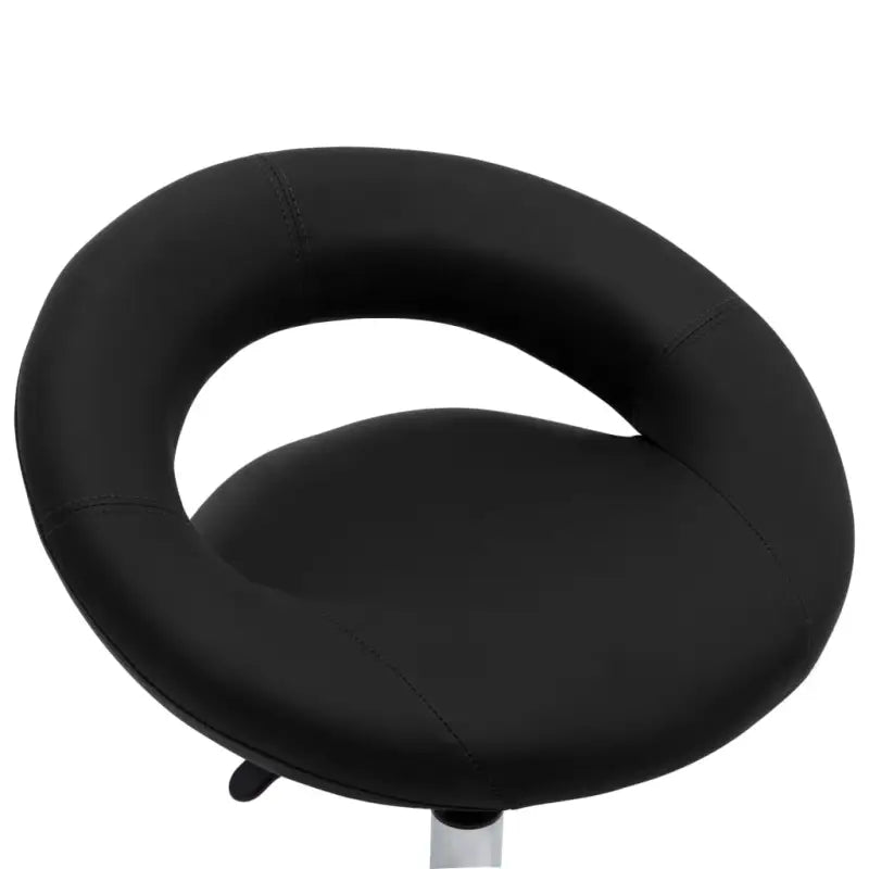 Eetkamerstoelen met graden draaibaar en verchroomd staal design - Eetkamerstoelen