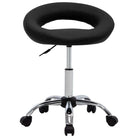 Eetkamerstoelen met graden draaibaar en verchroomd staal design - Eetkamerstoelen