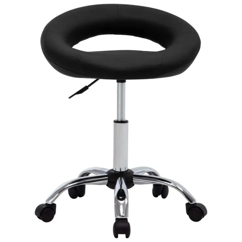 Eetkamerstoelen met graden draaibaar en verchroomd staal design - Eetkamerstoelen