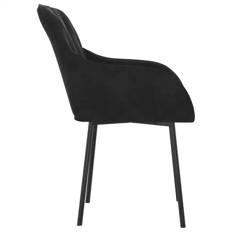 Eetkamerstoelen met hoogte armleuning en elegant fluweel design - Eetkamerstoelen