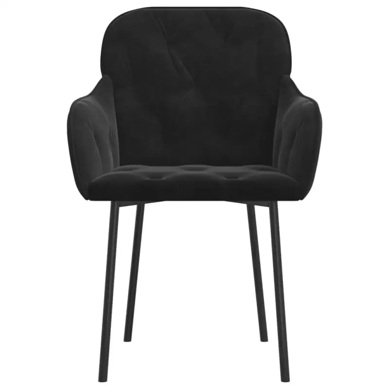Eetkamerstoelen met hoogte armleuning en elegant fluweel design - Eetkamerstoelen