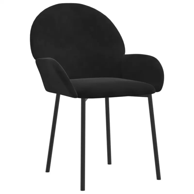 Eetkamerstoelen met hoogte armleuning en luxe fluweel design - Eetkamerstoelen