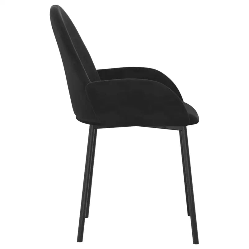 Eetkamerstoelen met hoogte armleuning en luxe fluweel design - Eetkamerstoelen