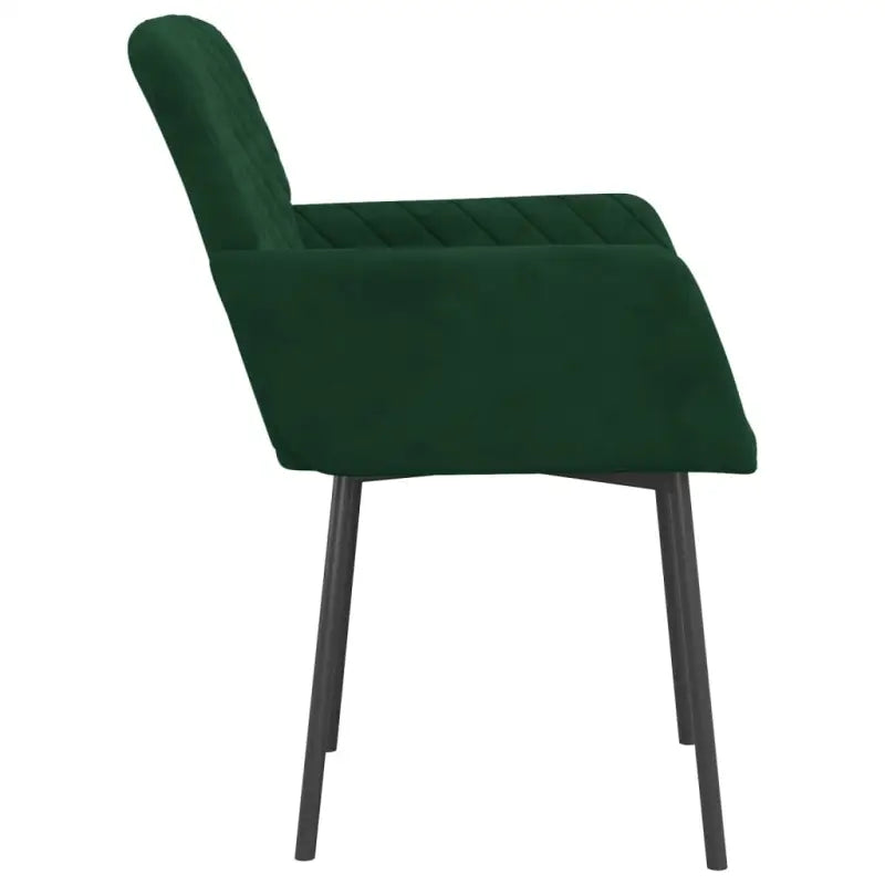 Eetkamerstoelen met hoogte armleuning en luxe fluweel ontwerp - Eetkamerstoelen