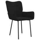 Eetkamerstoelen met hoogte armleuningen en elegant fluweel design - Eetkamerstoelen