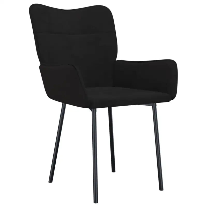 Eetkamerstoelen met hoogte armleuningen en elegant fluweel design - Eetkamerstoelen