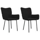 Eetkamerstoelen met hoogte armleuningen en elegant fluweel design - Eetkamerstoelen