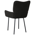 Eetkamerstoelen met hoogte armleuningen en elegant fluweel design - Eetkamerstoelen