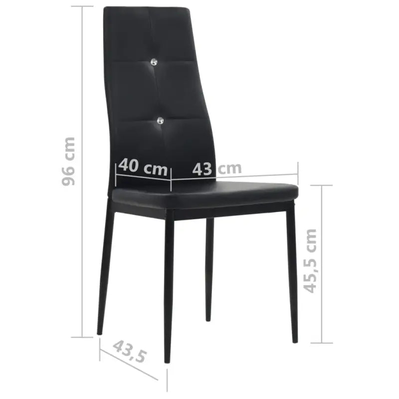 Eetkamerstoelen met houten frame en stalen poten inclusief levering - Eetkamerstoelen