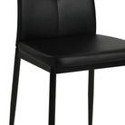 Eetkamerstoelen met houten frame en stalen poten inclusief levering - Eetkamerstoelen