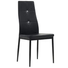 Eetkamerstoelen met houten frame en stalen poten inclusief levering - Eetkamerstoelen