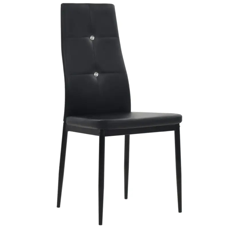 Eetkamerstoelen met houten frame en stalen poten inclusief levering - Eetkamerstoelen