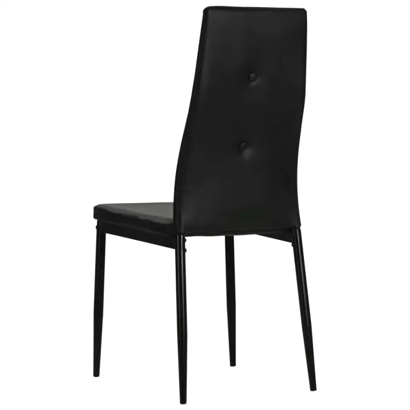Eetkamerstoelen met houten frame en stalen poten inclusief levering - Eetkamerstoelen
