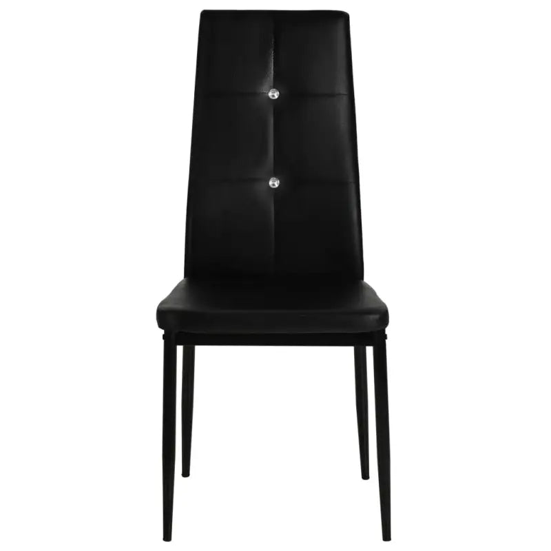 Eetkamerstoelen met houten frame en stalen poten inclusief levering - Eetkamerstoelen