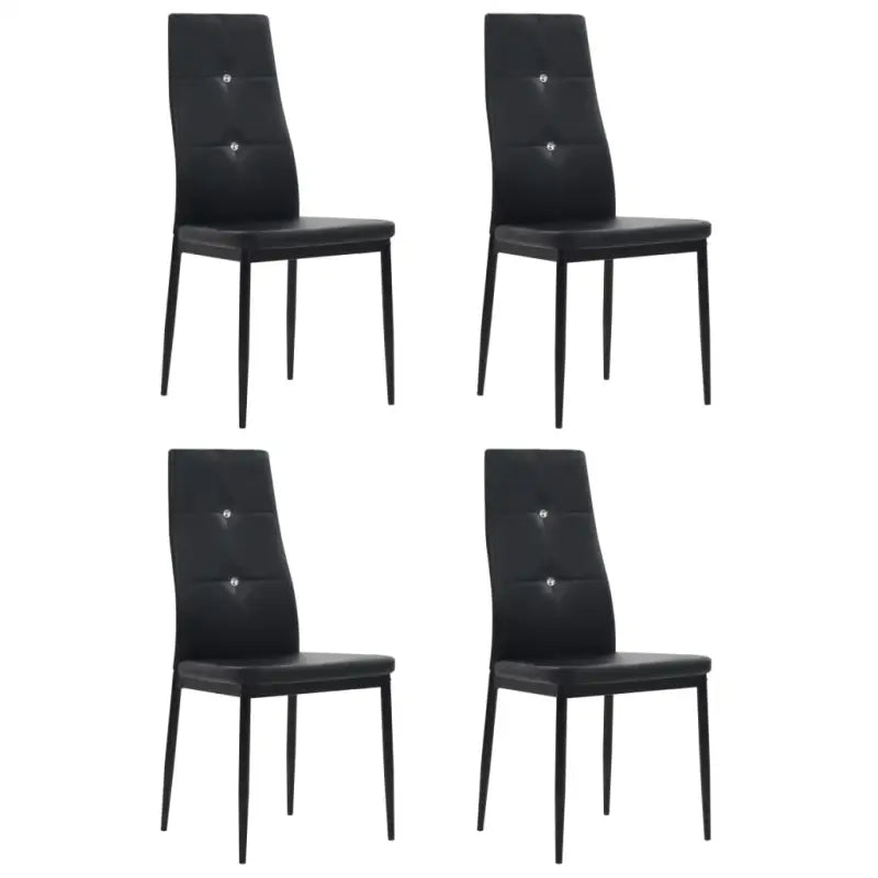 Eetkamerstoelen met houten frame en stalen poten inclusief levering - Eetkamerstoelen