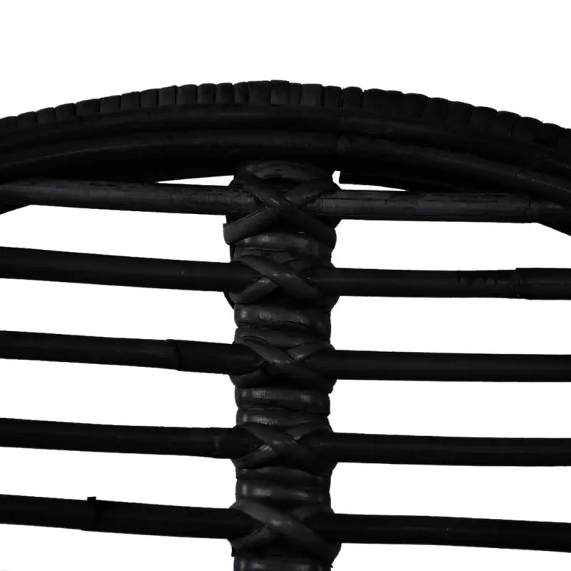 Eetkamerstoelen met natuurlijke rattan en smeedijzeren poten levering bevat - Eetkamerstoelen