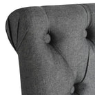 Eetkamerstoelen met stoffen bekleding en massief houten frame - Eetkamerstoelen