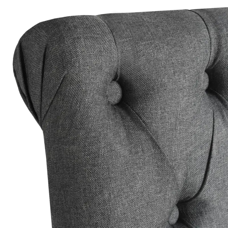 Eetkamerstoelen met stoffen bekleding en massief houten frame - Eetkamerstoelen