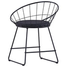 Eetkamerstoelen set met gepoedercoat staal levering bevat - Eetkamerstoelen