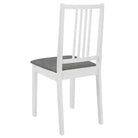 Eetkamerstoelen set met massief hout en comfortabele rugleuningen - Eetkamerstoelen
