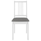 Eetkamerstoelen set met massief hout en comfortabele rugleuningen - Eetkamerstoelen