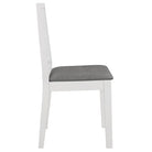 Eetkamerstoelen set met massief hout en comfortabele rugleuningen - Eetkamerstoelen