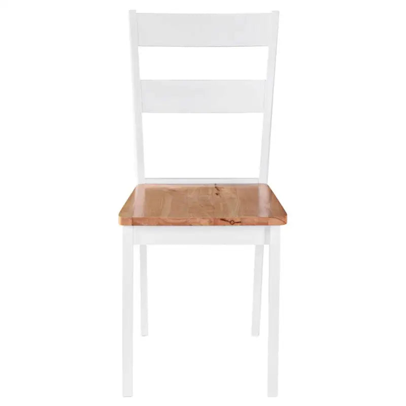 Eetkamerstoelen set van 4 met levering bevat in rubberwood klassiek ontwerp - 4 - Eetkamerstoelen